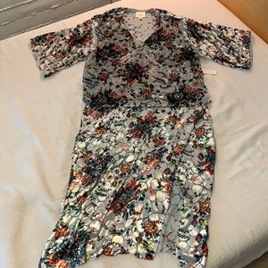 Anthropology Maeve Blouse and Skirt